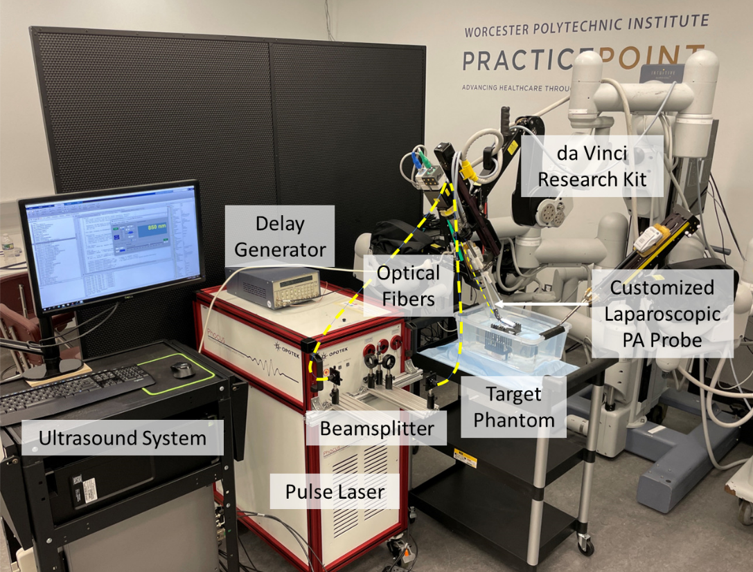 Intraoperative laparoscopic photoacoustic image guidance system in the da Vinci surgical system