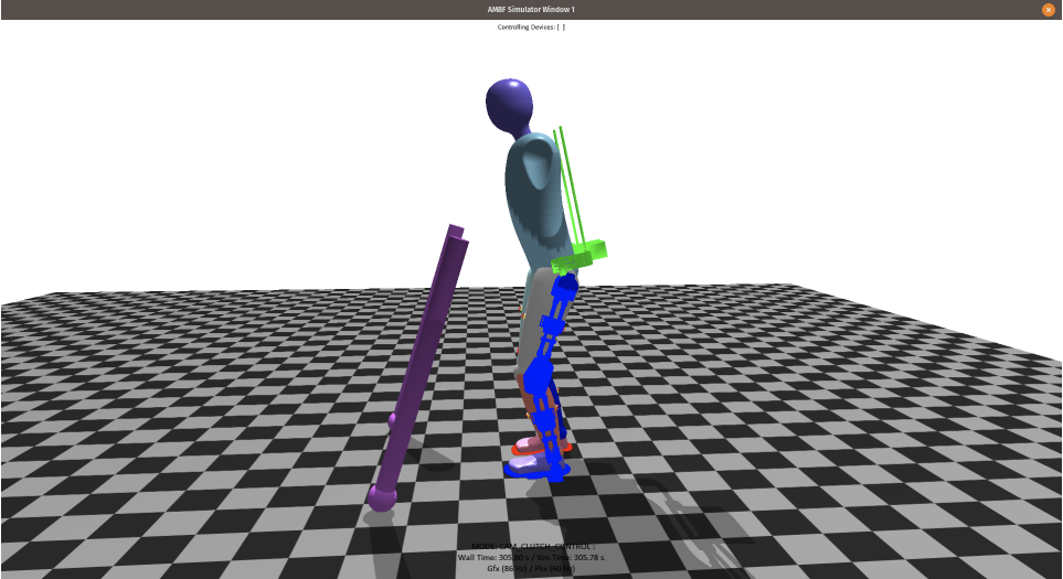 Control of a lower limb exoskeleton using Learning from Demonstration and an iterative Linear Quadratic Regulator Controller: A simulation study