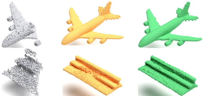 Loss Distillation via Gradient Matching for Point Cloud Completion with Weighted Chamfer Distance